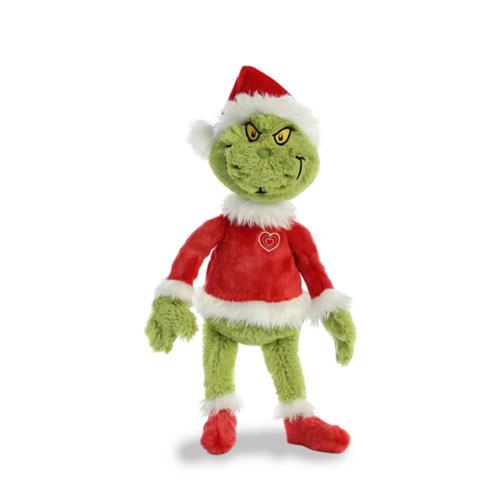 grinch plush and book